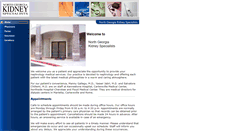 Desktop Screenshot of northgeorgiakidneyspecialists.com